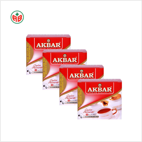 AKBAR - 高山錫蘭紅茶 10 茶包 X 4盒